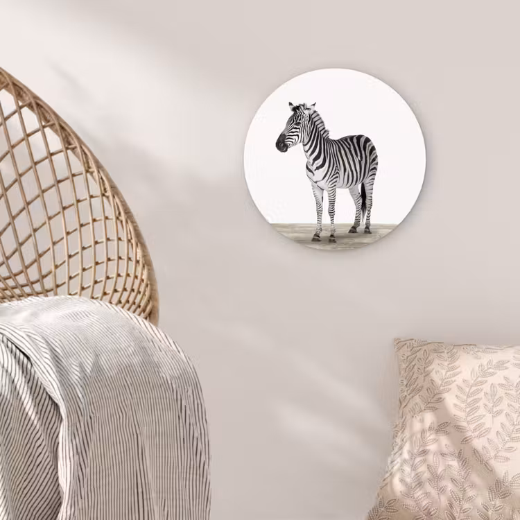 Muurcirkel - Zebra - Meisjes - Dieren - Kinderen - Jongens — 5