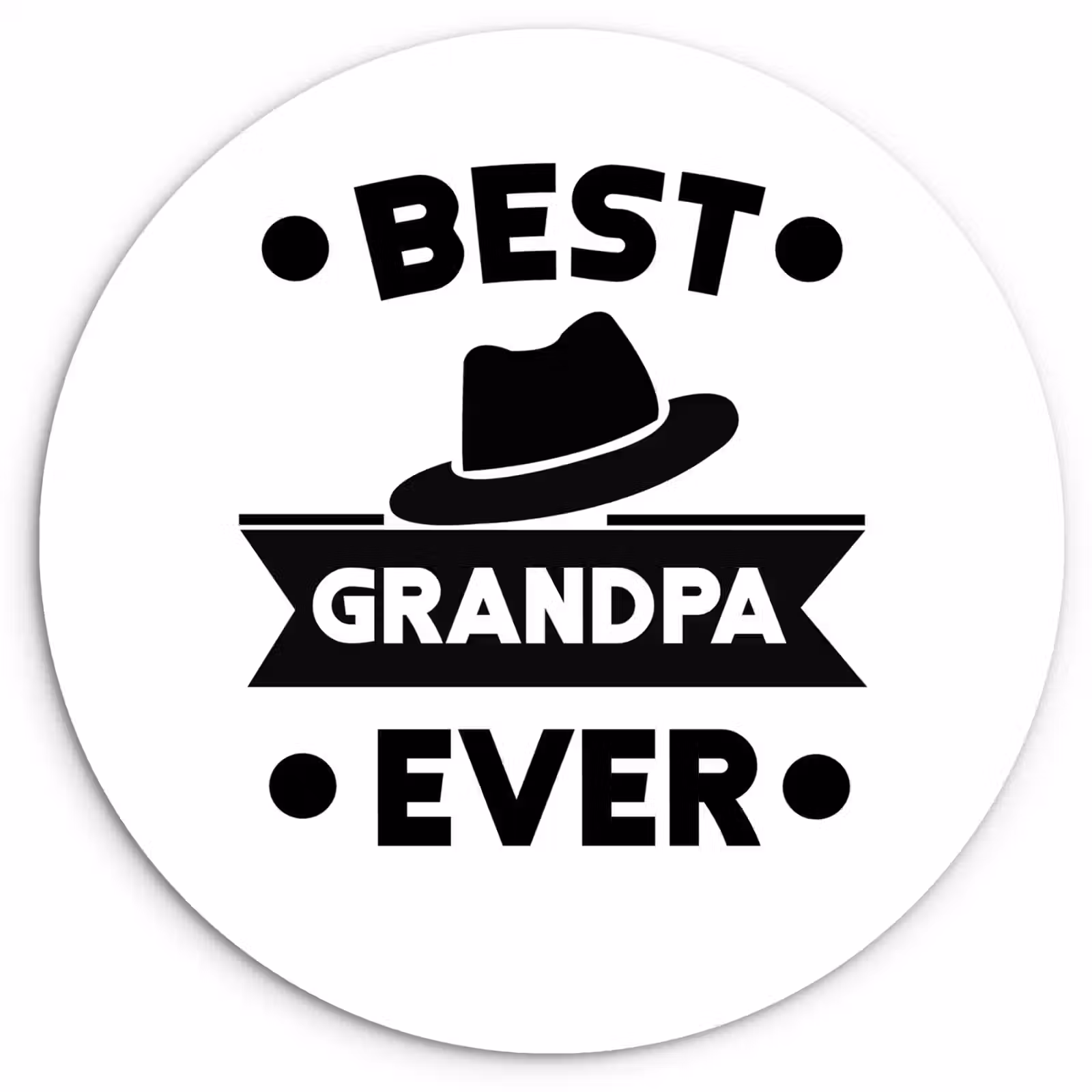 Muurcirkel - Opa - Quotes - Best grandpa ever - Spreuken — 1