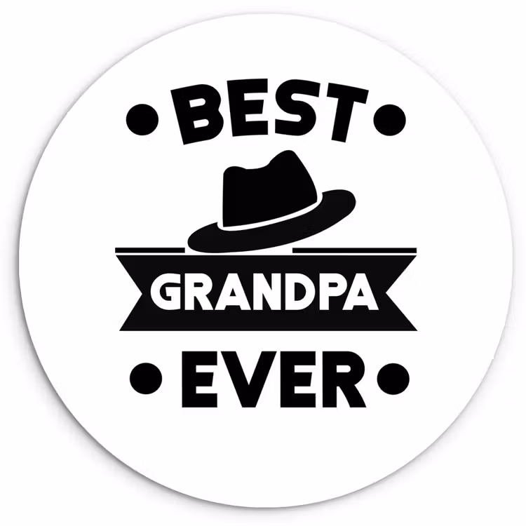 Muurcirkel - Opa - Quotes - Best grandpa ever - Spreuken — 1