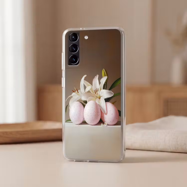 Telefoonhoesje Softcase - Lelies - Eieren - Pasen — 2