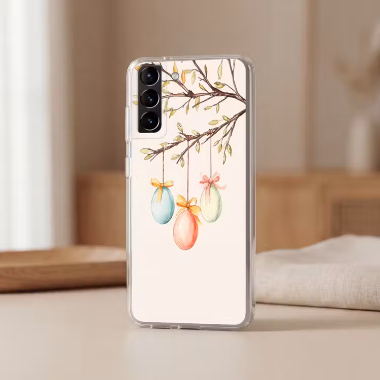 Telefoonhoesje Softcase - Paastak - Strikje - Eieren — 2