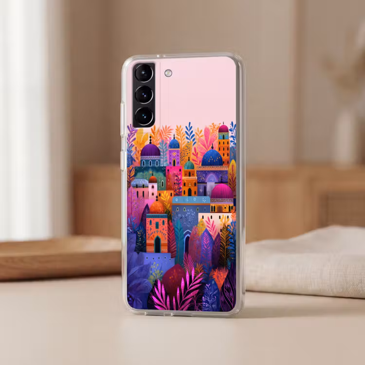 Telefoonhoesje Softcase - Kleurrijk paradijs - Levendig - Islamitisch — 2