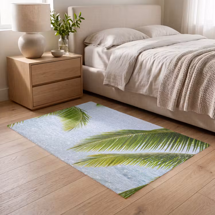 Vloerkleed - Boom - Bladeren - Water - Tropisch - Groen — 5