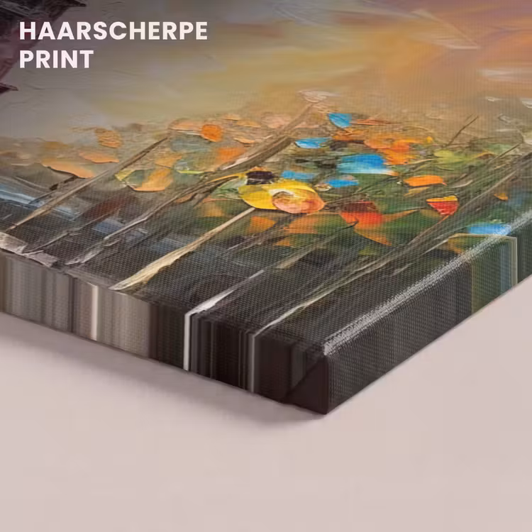 Canvas schilderij - Eiffeltoren - Schilderij - Olieverf - Parijs — 5
