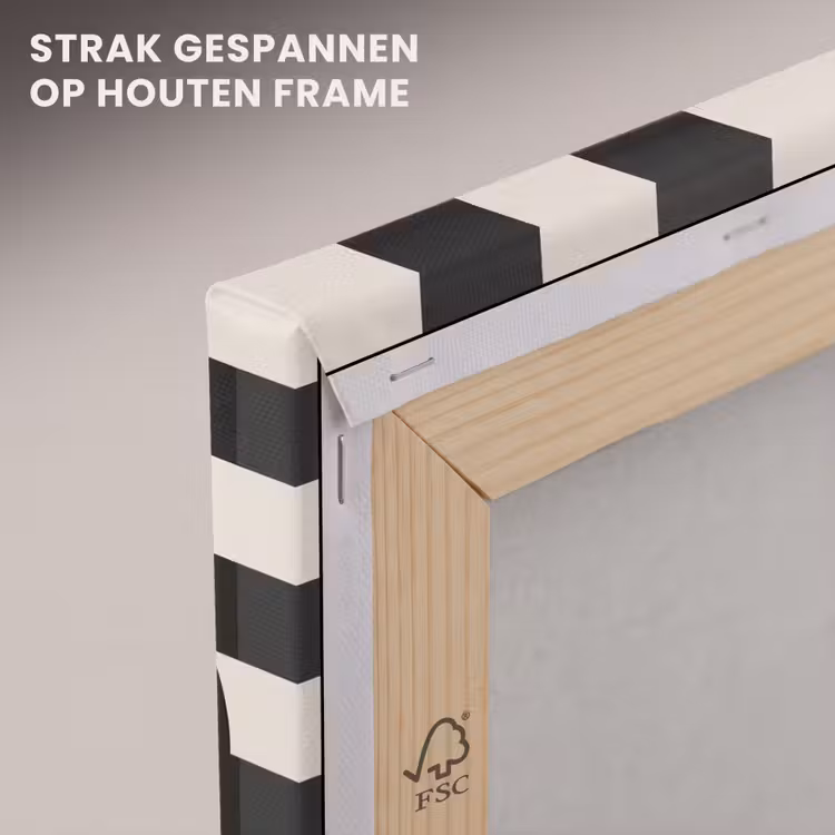 Canvas schilderij - Liefde - Beige - Race — 7