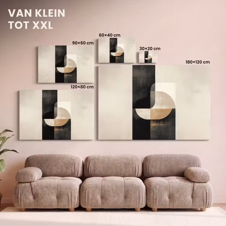 Canvas schilderij - Modern - Vormen — 8