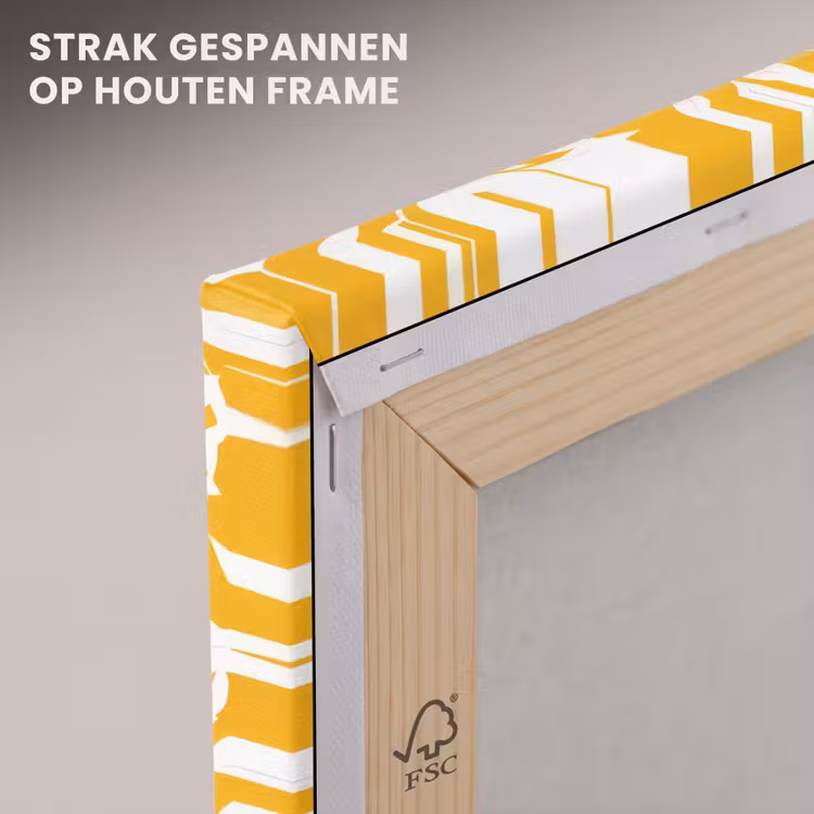 Canvas schilderij - Bladeren - Takken - Geel — 7