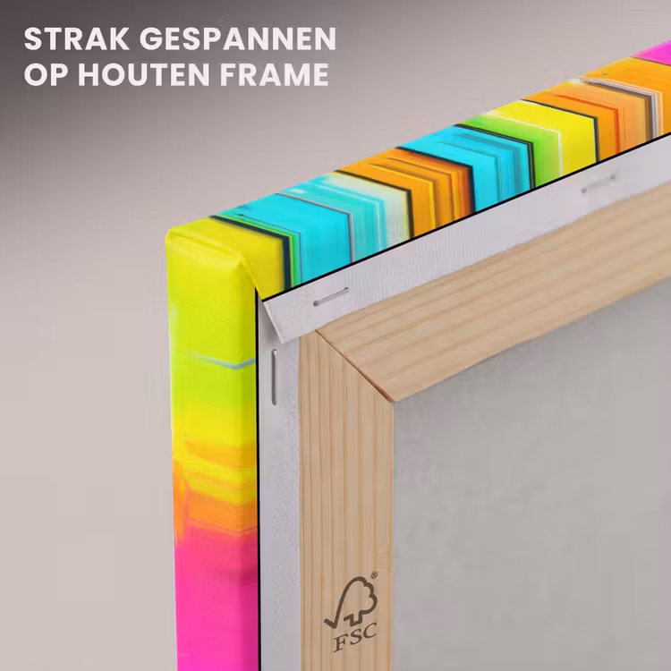 Canvas schilderij - Pinguïns - Badkuip - Kleurrijk - Schuim — 7