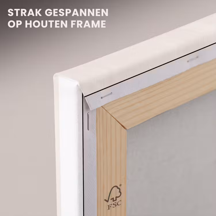 Canvas schilderij - Modern - Abstracte kunst - Zwart - Beige — 7