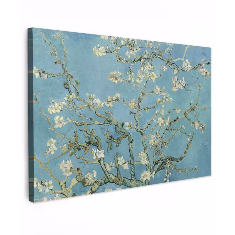 Canvas schilderij - Van Gogh - Amandelbloesem - Oude meesters - Kunst - Vintage — 1