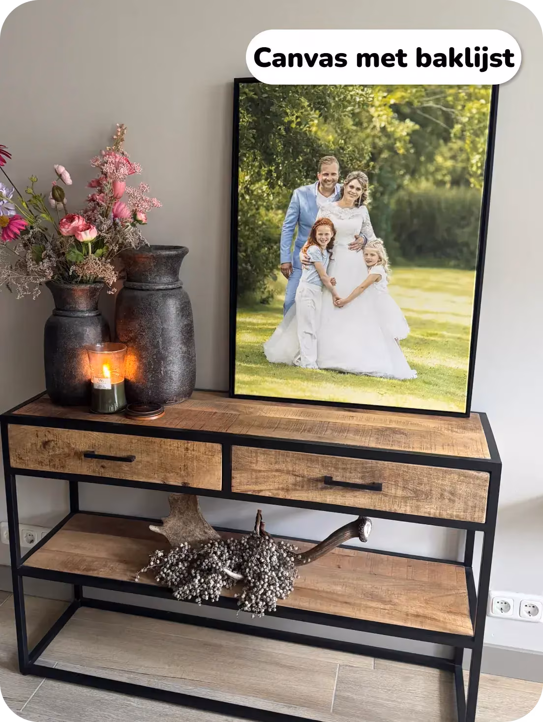 Foto op canvas productbeeld