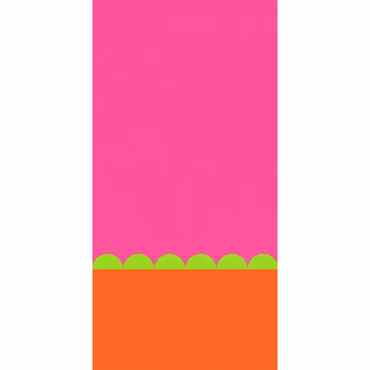 Behang - Abstract - Geometrisch - Kleurblokken - Roze - Oranje — 2