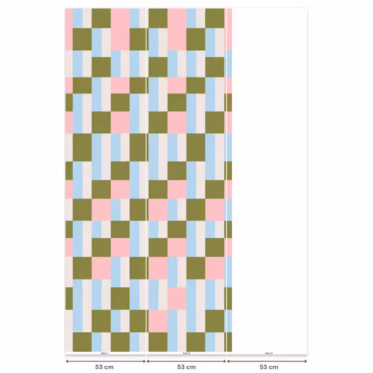 Behang - Patroon - Geometrisch - Abstract - Kleurrijk - Modern — 6