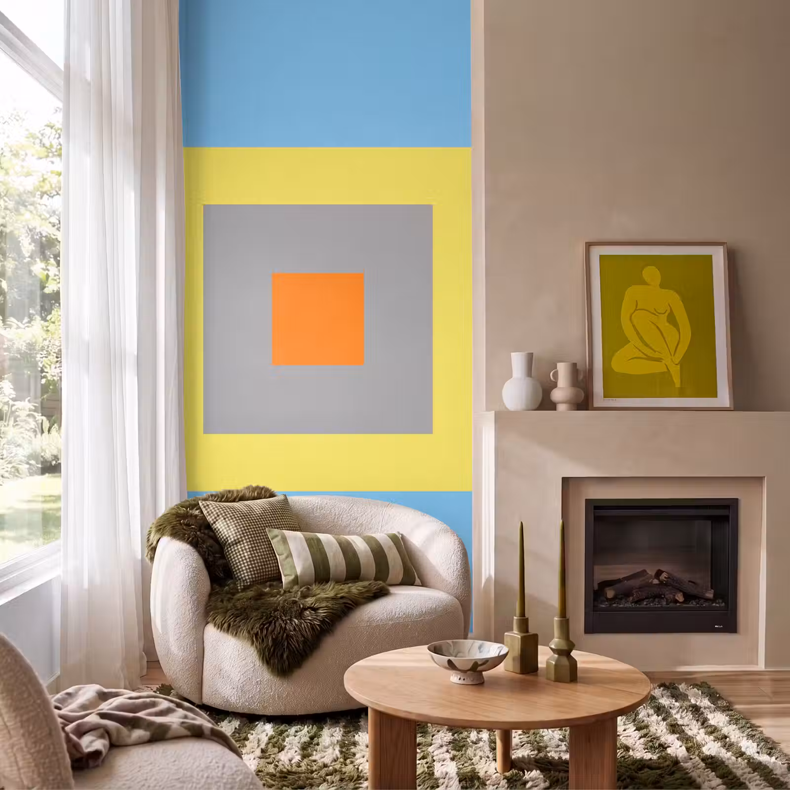 Behang - Abstract - Geometrisch - Kleurrijk - Modern - Vormen — 1