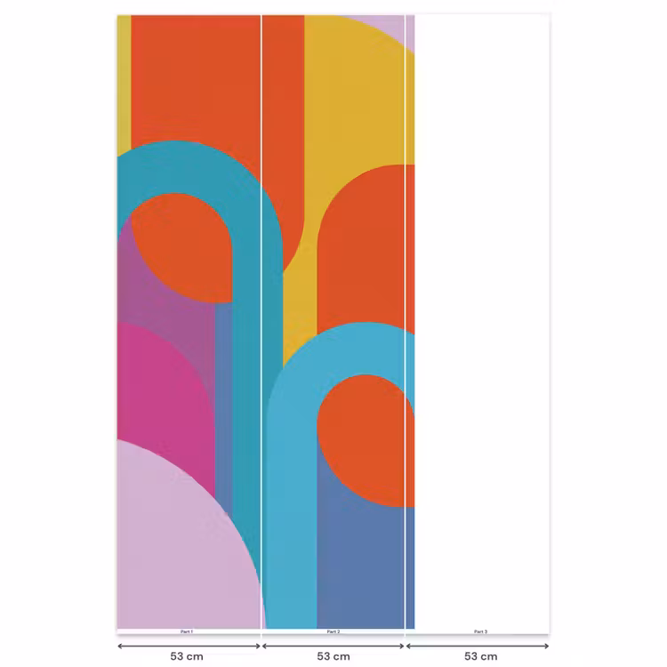 Behang - Abstract - Geometrie - Kleurrijk - Modern - Kunst — 6