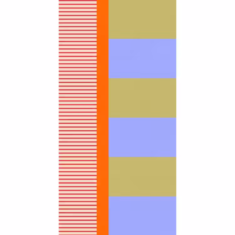 Behang - Abstract - Geometrie - Strepen - Blokken - Rood — 2