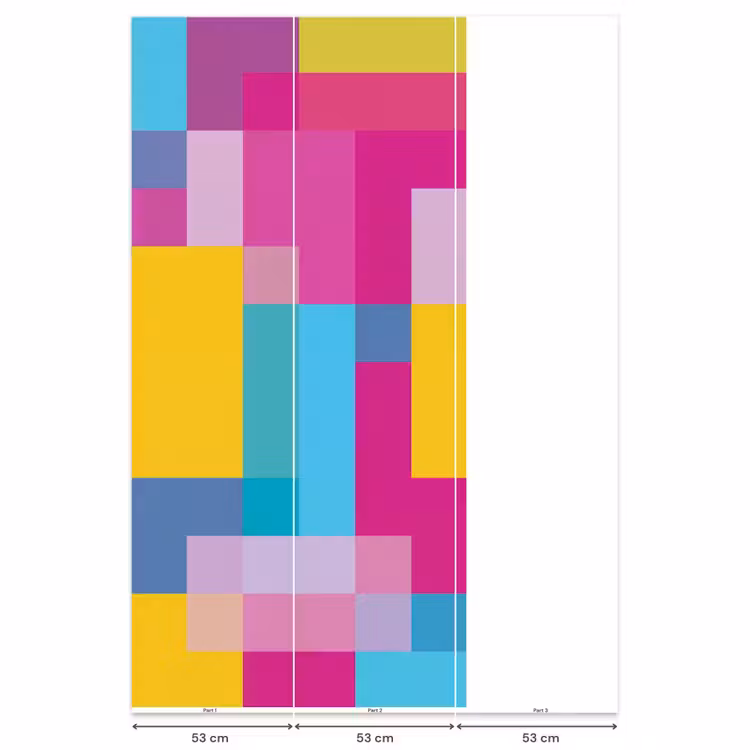 Behang - Abstract - Geometrisch - Kunst - Kleurrijk - Modern — 6