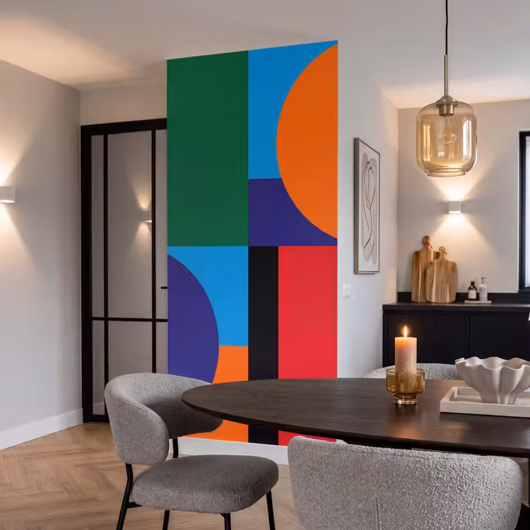 Behang - Geometrisch - Abstract - Vormen - Kleurrijk - Modern — 5