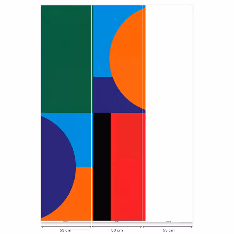 Behang - Geometrisch - Abstract - Vormen - Kleurrijk - Modern — 6