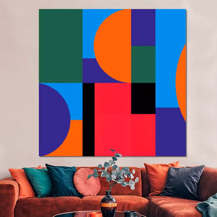 Forex - Geometrisch - Abstract - Vormen - Kleurrijk - Modern — 3