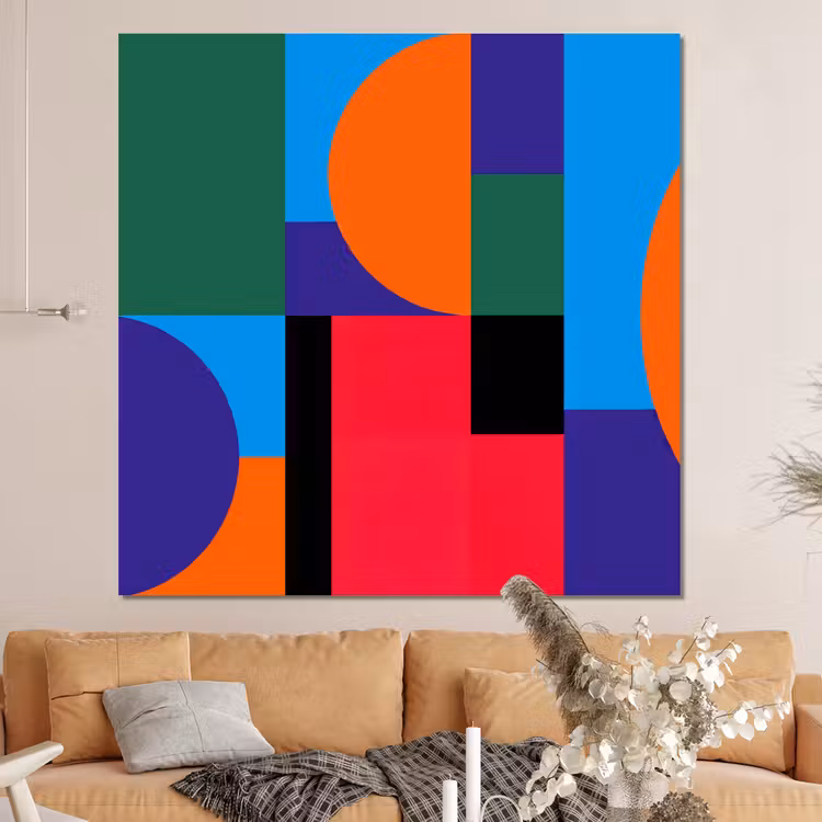 Forex - Geometrisch - Abstract - Vormen - Kleurrijk - Modern — 4
