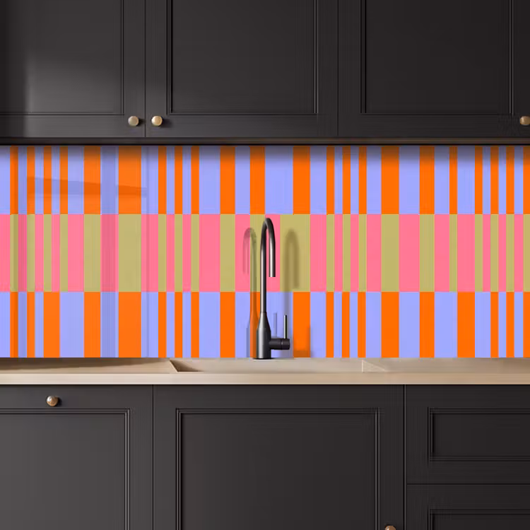 Keuken achterwand - Abstract - Patroon - Geometrisch - Kleurrijk - Modern — 6