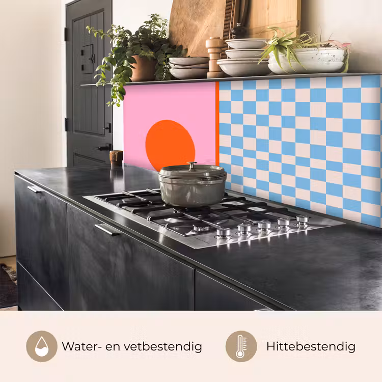 Keuken achterwand - Abstract - Vormen - Geometrisch - Modern - Kleurrijk — 3