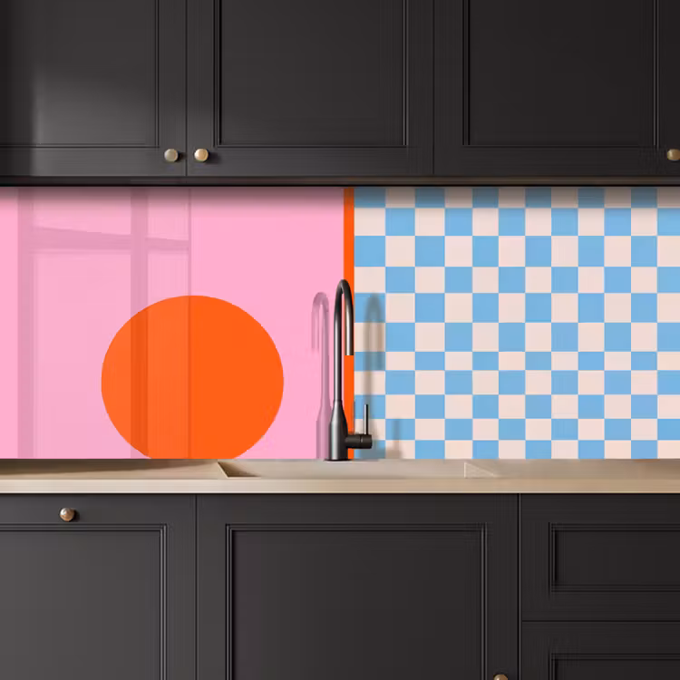 Keuken achterwand - Abstract - Vormen - Geometrisch - Modern - Kleurrijk — 6
