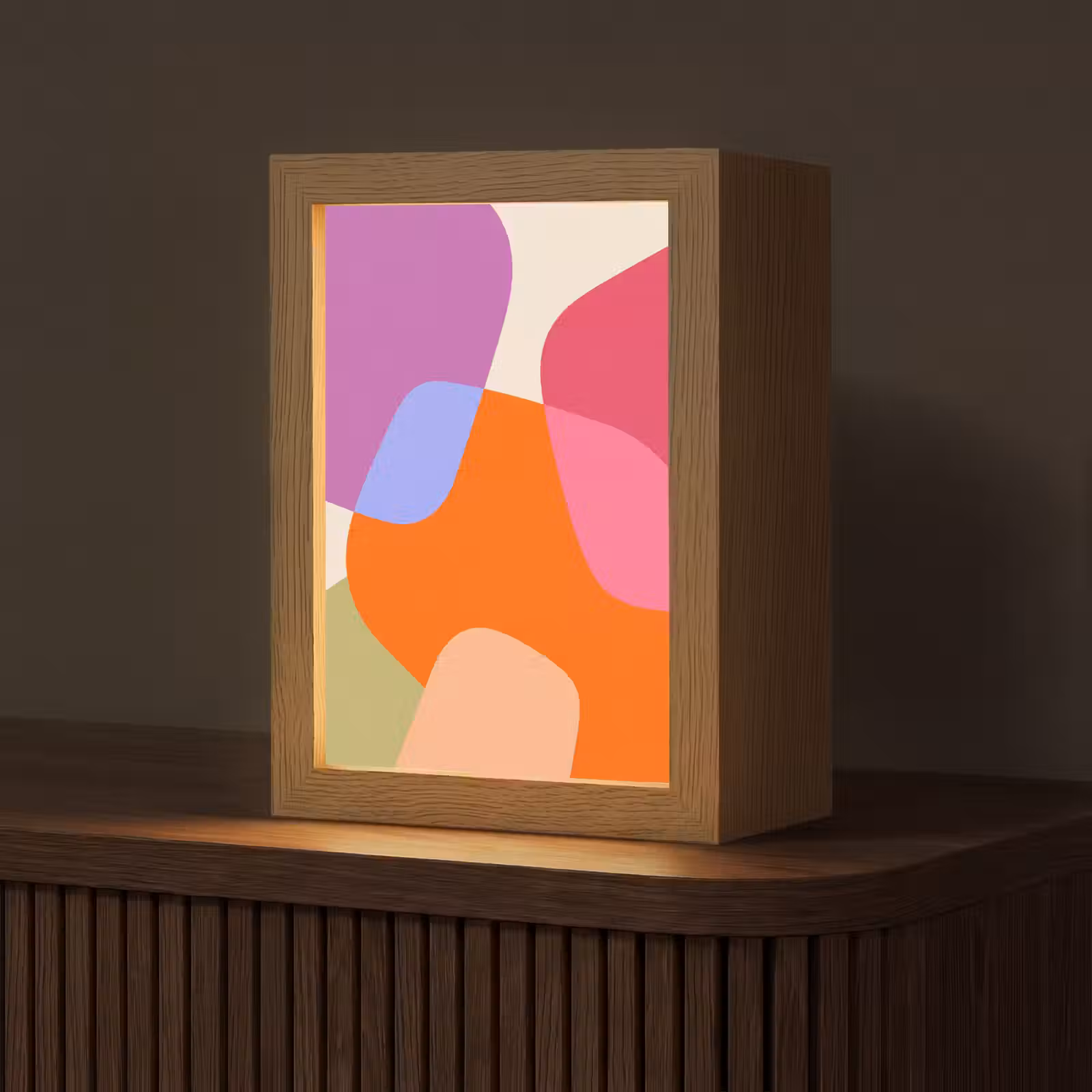 Gepersonaliseerde Lightbox - Abstract - Vormen - Modern - Kleurrijk — 1