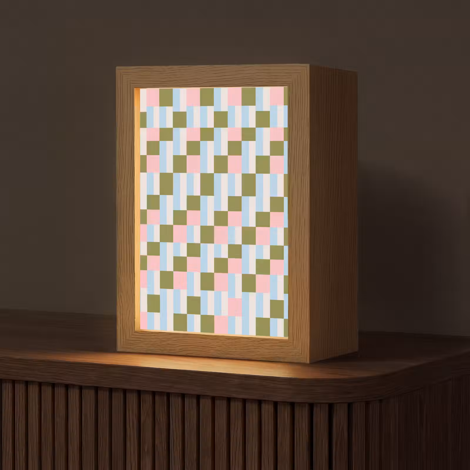 Gepersonaliseerde Lightbox - Patroon - Geometrisch - Abstract - Kleurrijk - Modern — 1