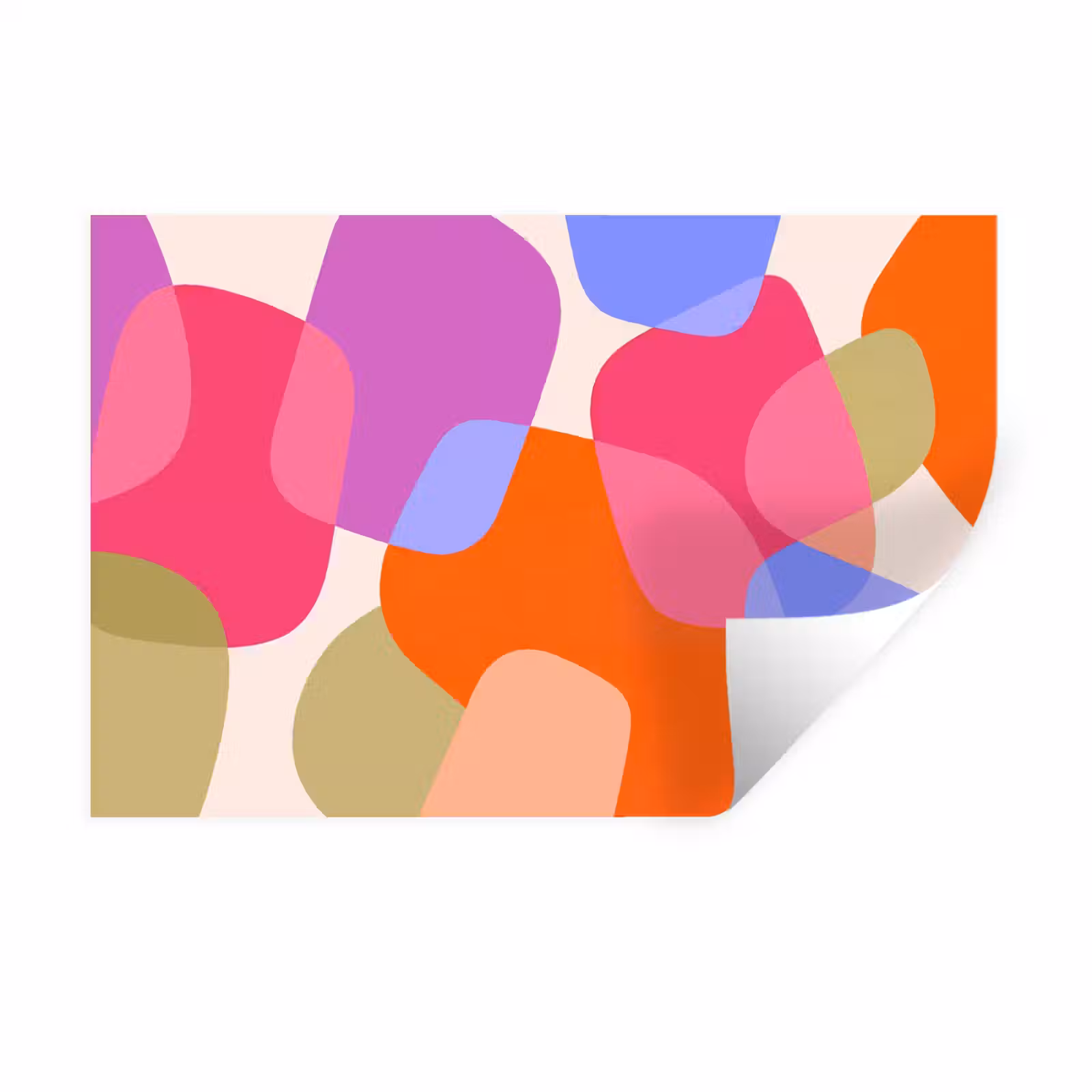 Muursticker - Abstract - Vormen - Modern - Kleurrijk — 1
