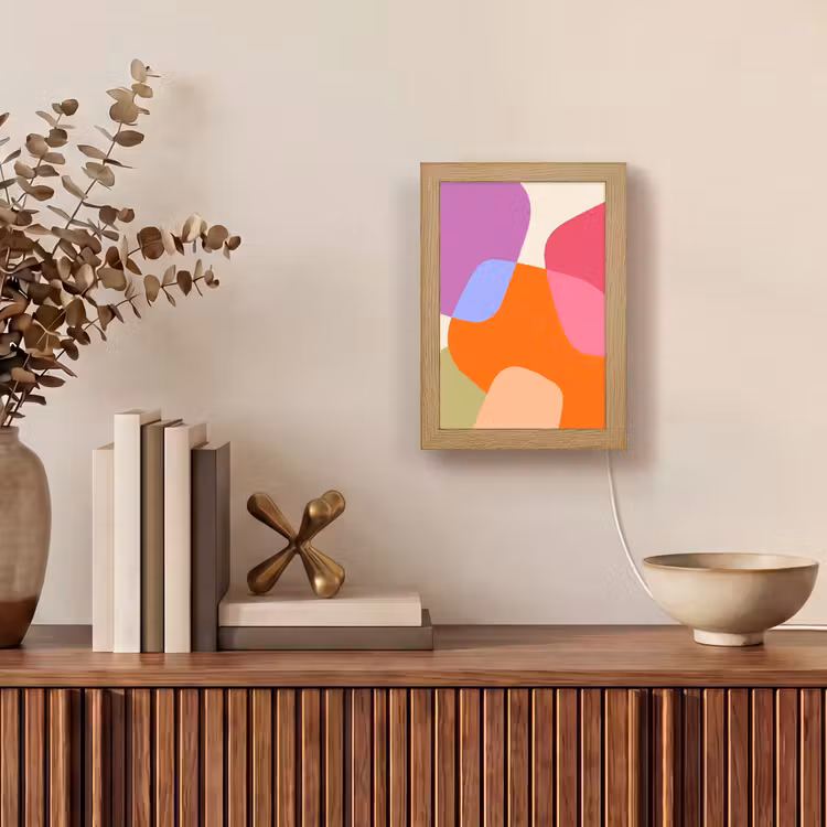 Gepersonaliseerde Lightbox - Abstract - Vormen - Modern - Kleurrijk — 4