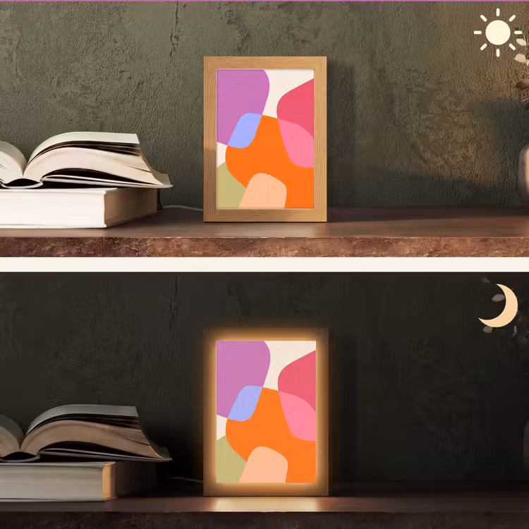 Gepersonaliseerde Lightbox - Abstract - Vormen - Modern - Kleurrijk — 5