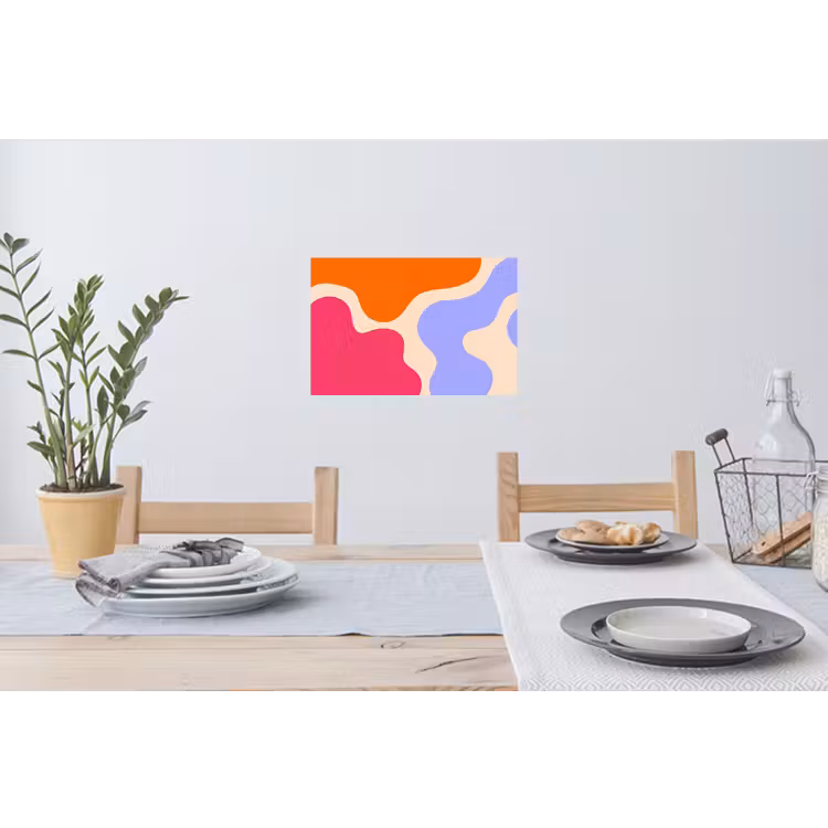 Muursticker - Abstract - Organische vormen - Design - Modern - Kleurrijk — 3