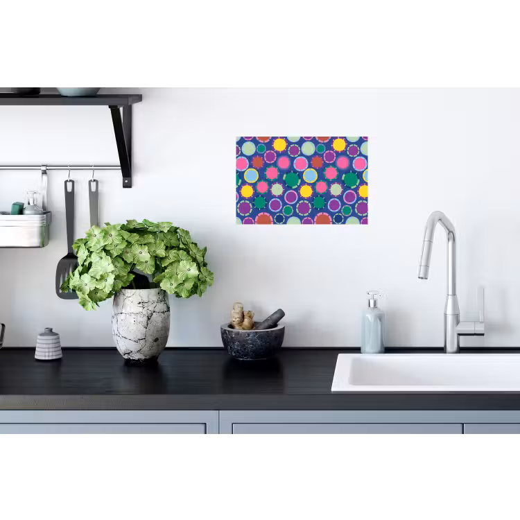 Muursticker - Patroon - Cirkels - Abstract - Kleurrijk — 2