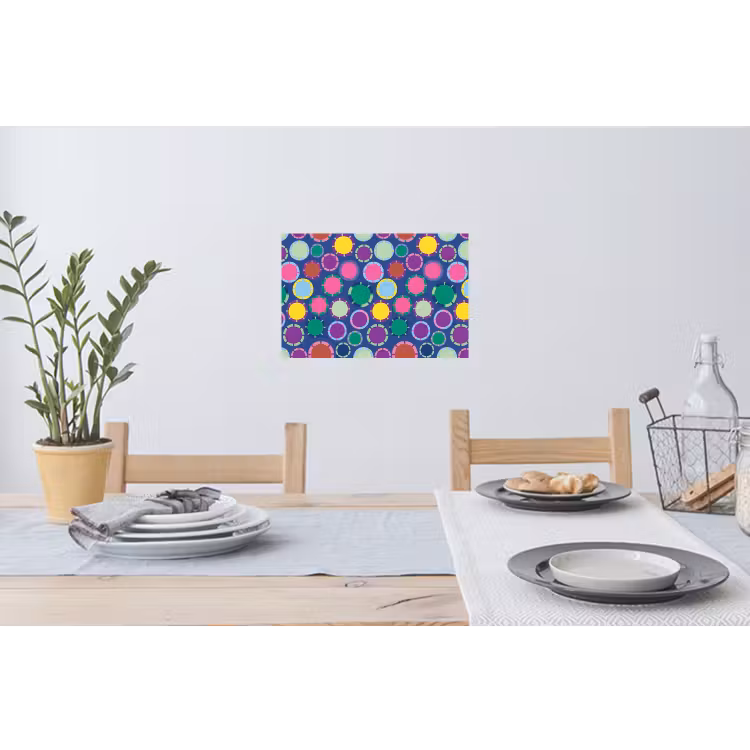 Muursticker - Patroon - Cirkels - Abstract - Kleurrijk — 3