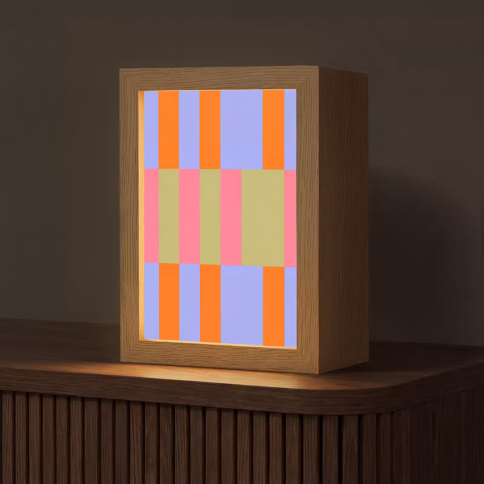 Gepersonaliseerde Lightbox - Abstract - Patroon - Geometrisch - Kleurrijk - Modern — 1