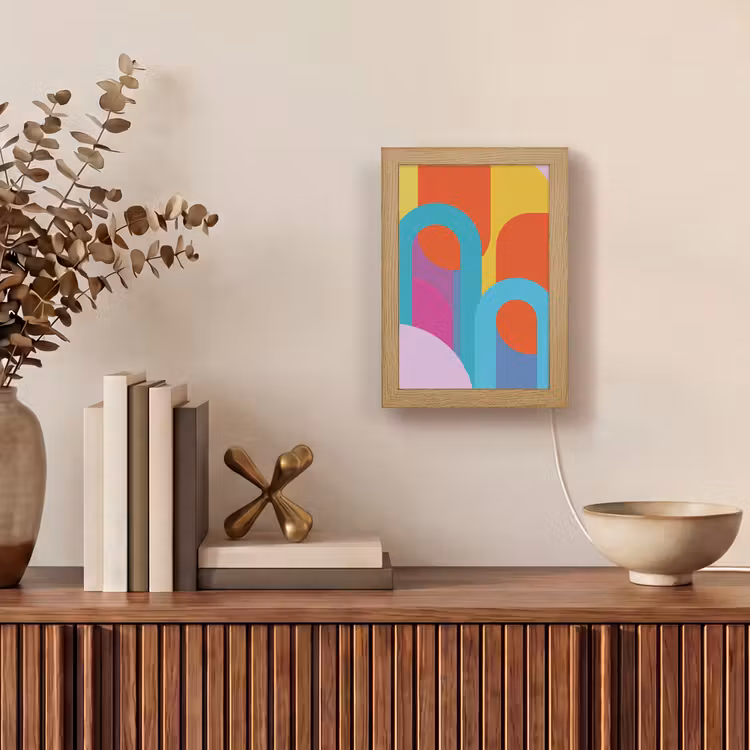Gepersonaliseerde Lightbox - Abstract - Geometrie - Kleurrijk - Modern - Kunst — 4