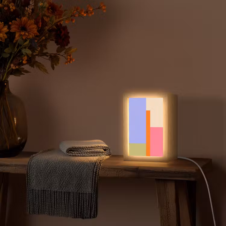 Gepersonaliseerde Lightbox - Abstract - Geometrie - Kunst - Modern - Kleurrijk — 3