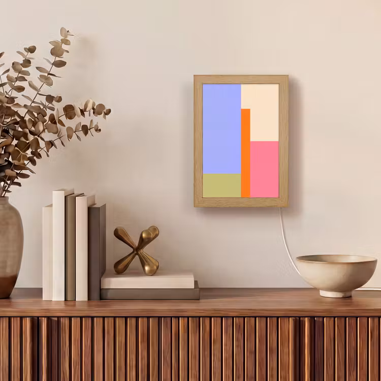 Gepersonaliseerde Lightbox - Abstract - Geometrie - Kunst - Modern - Kleurrijk — 4