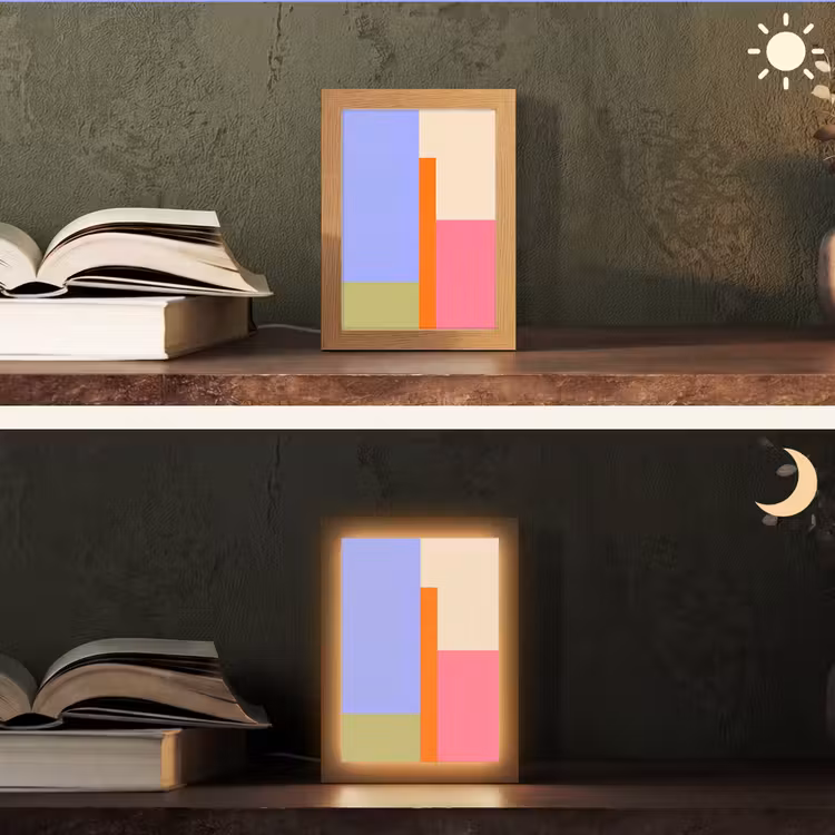 Gepersonaliseerde Lightbox - Abstract - Geometrie - Kunst - Modern - Kleurrijk — 5