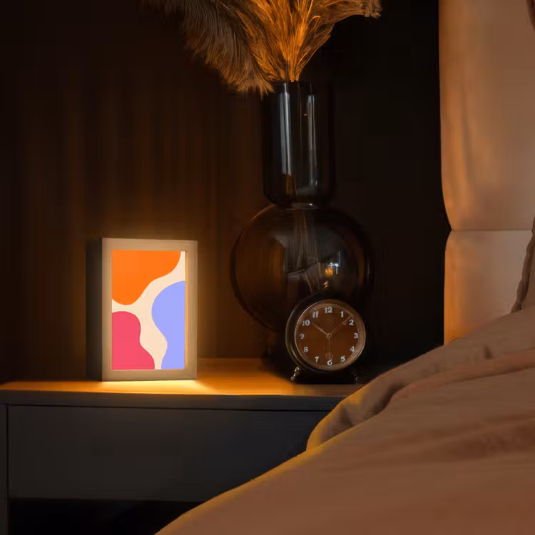 Gepersonaliseerde Lightbox - Abstract - Organische vormen - Design - Modern - Kleurrijk — 2