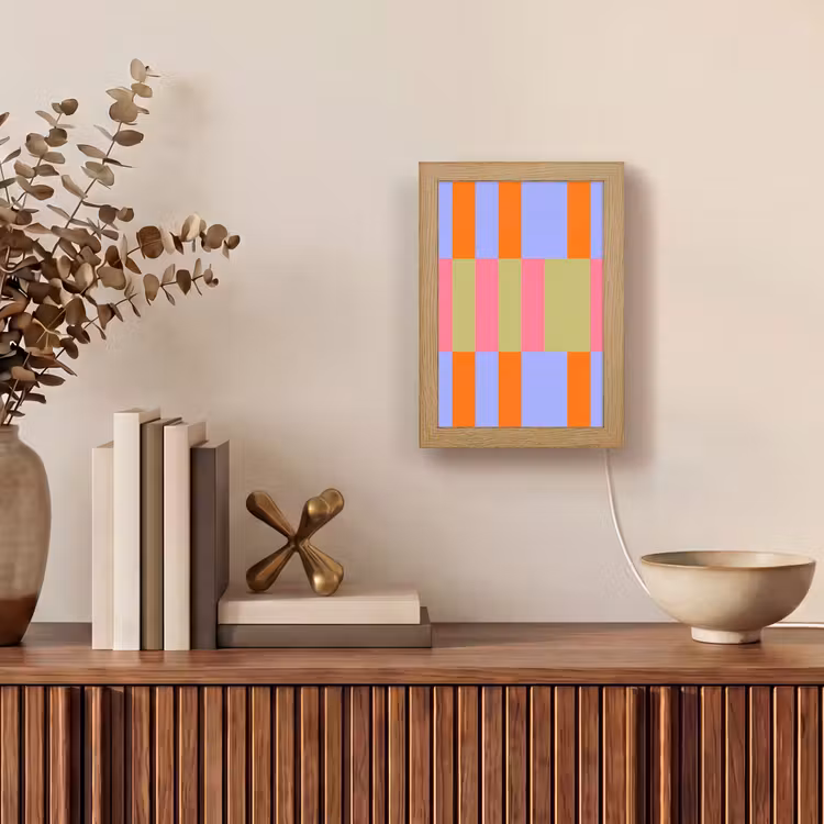 Gepersonaliseerde Lightbox - Abstract - Patroon - Geometrisch - Kleurrijk - Modern — 4