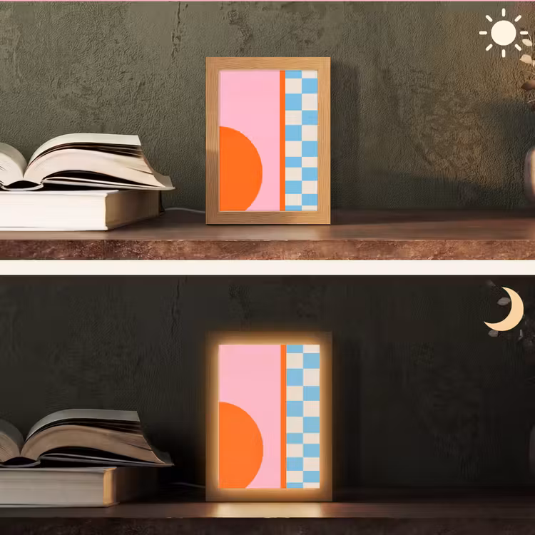 Gepersonaliseerde Lightbox - Abstract - Vormen - Geometrisch - Modern - Kleurrijk — 5