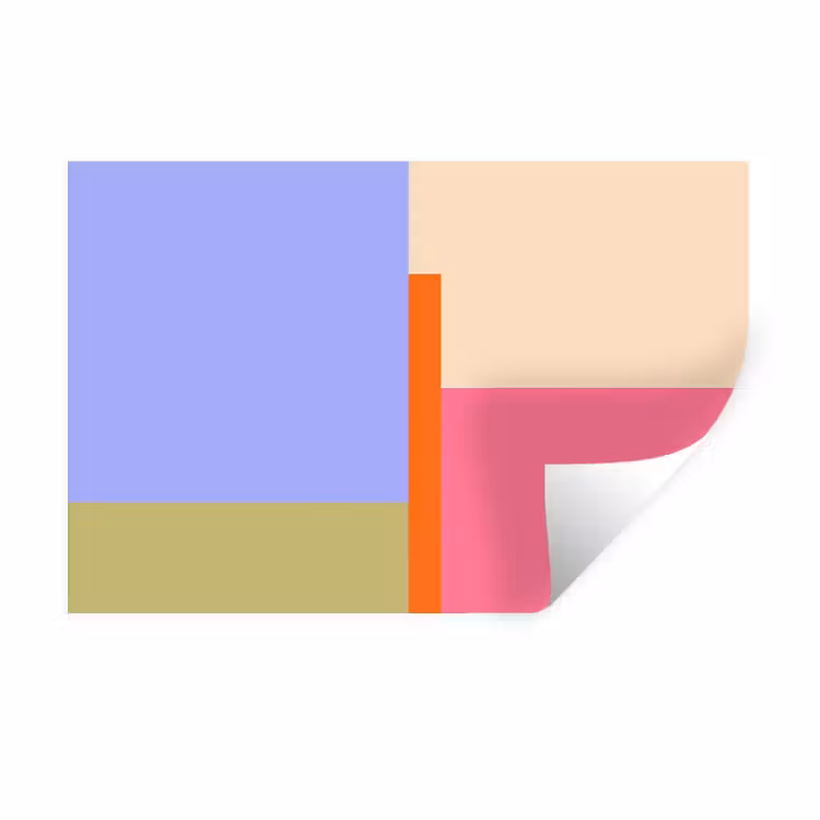 Muursticker - Abstract - Geometrie - Kunst - Modern - Kleurrijk — 1