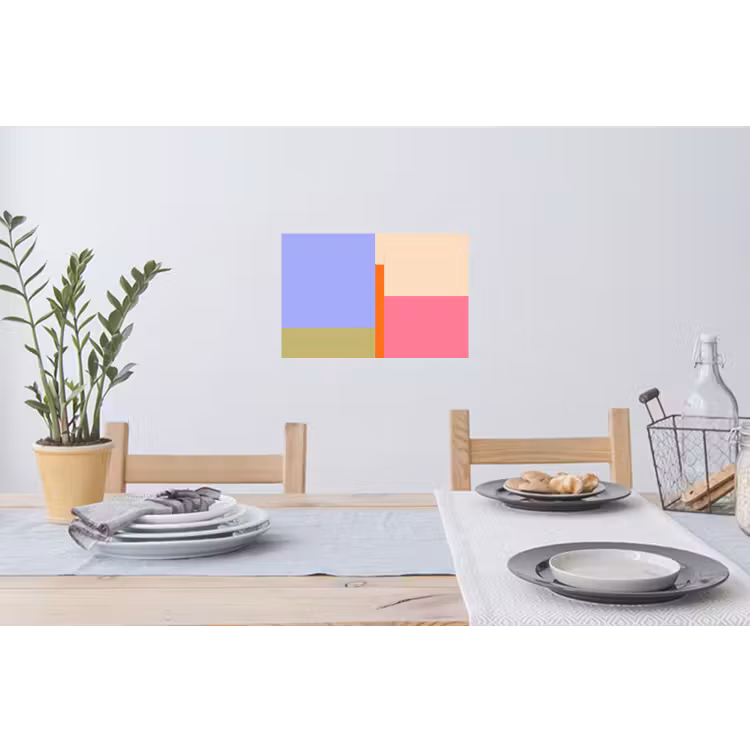 Muursticker - Abstract - Geometrie - Kunst - Modern - Kleurrijk — 3