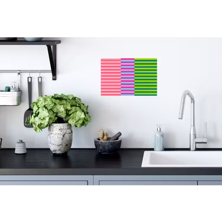 Muursticker - Patroon - Strepen - Modern - Abstract - Kleurrijk — 2