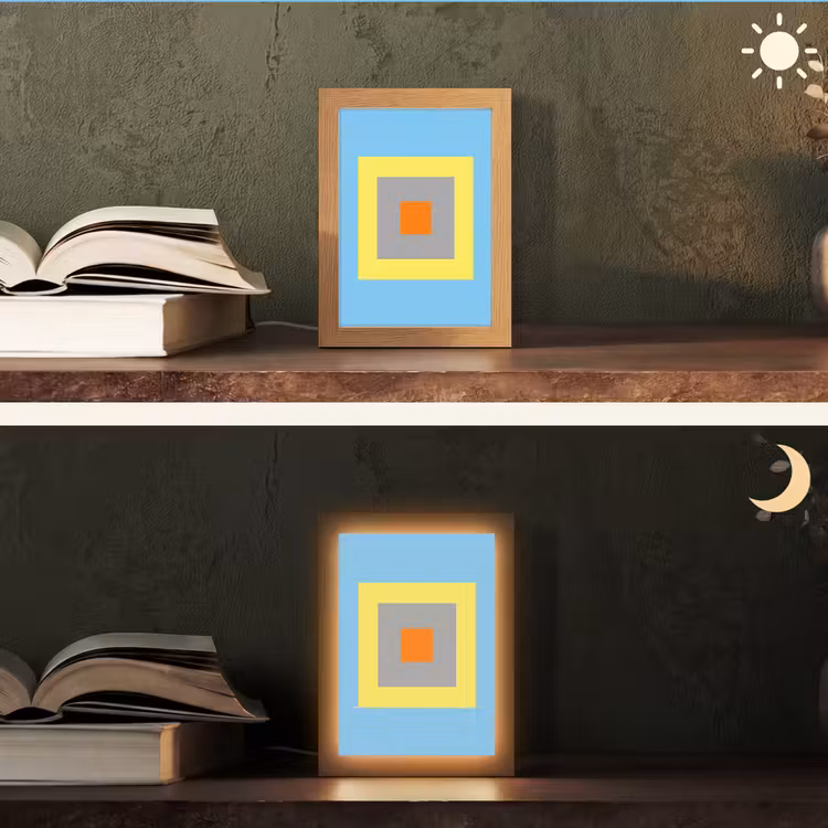 Gepersonaliseerde Lightbox - Abstract - Geometrisch - Kleurrijk - Modern - Vormen — 5
