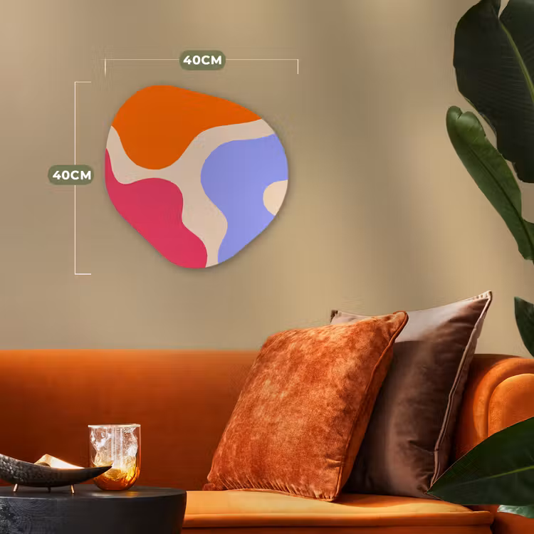 Organisch schilderij - Forex - Abstract - Organische vormen - Design - Modern - Kleurrijk — 4