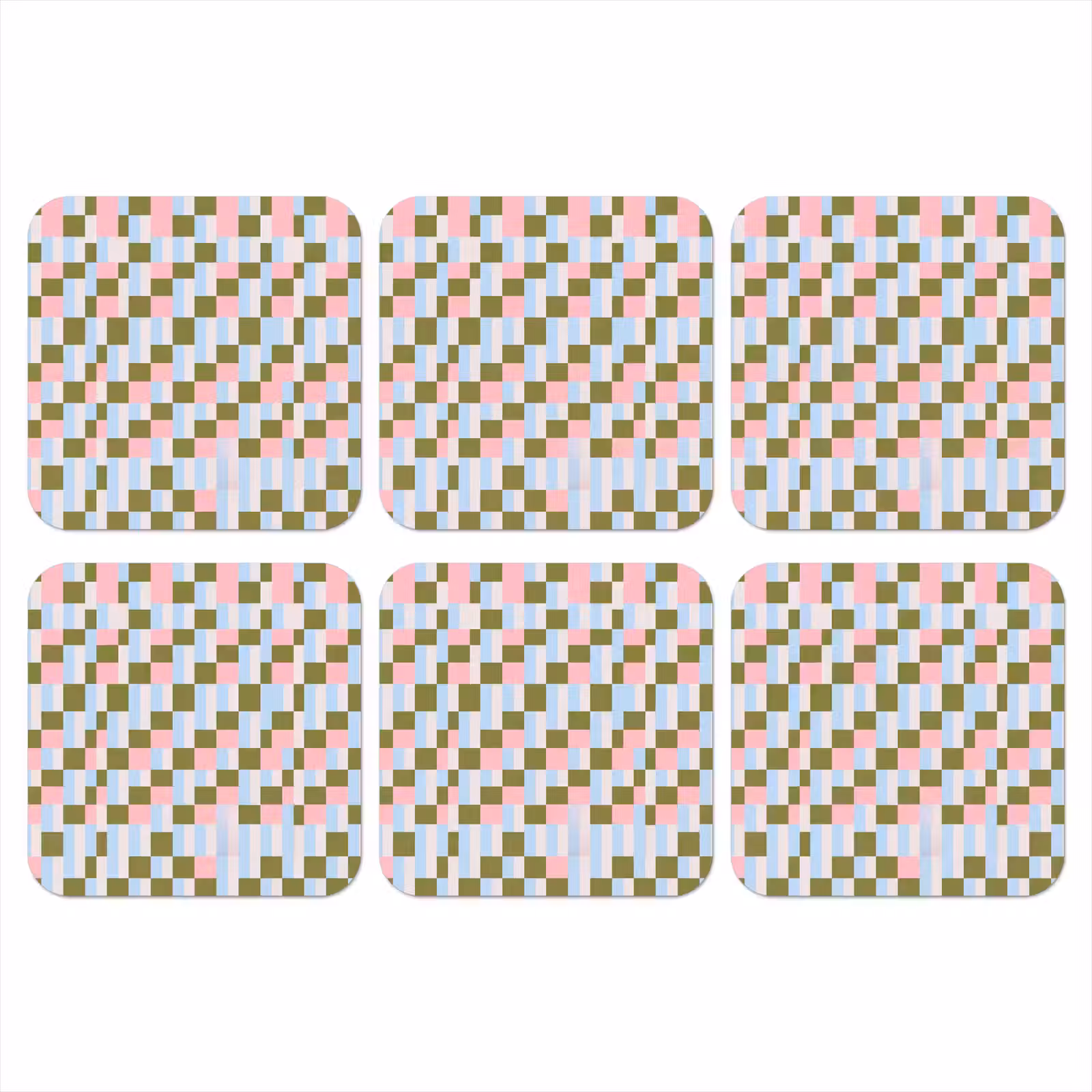 Onderzetter​ - Patroon - Geometrisch - Abstract - Kleurrijk - Modern — 1
